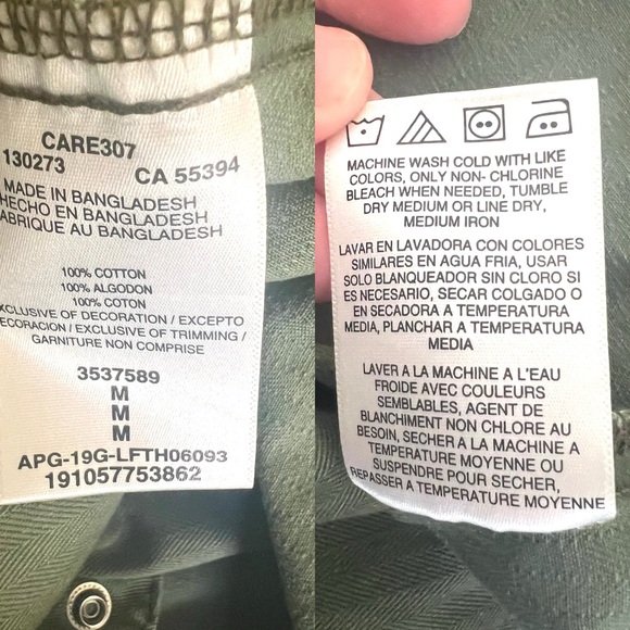 Lee Vintage Modern Olive Green Snap Front Denim Shirt Dress, NWT - Picture 12 of 14